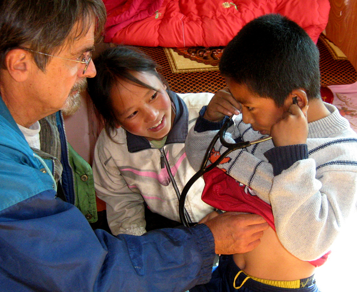 learning to use the stethoscope
